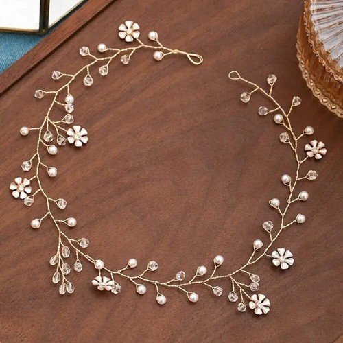 Brautschmuck blumen haarranke - brautschmuck,