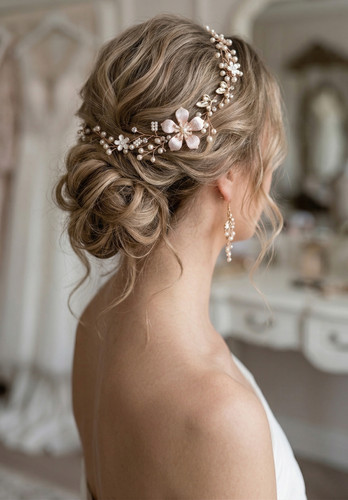 Brautschmuck set roségold - set,