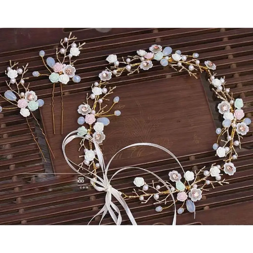 Hochzeit haarschmuck gold - hochzeit,